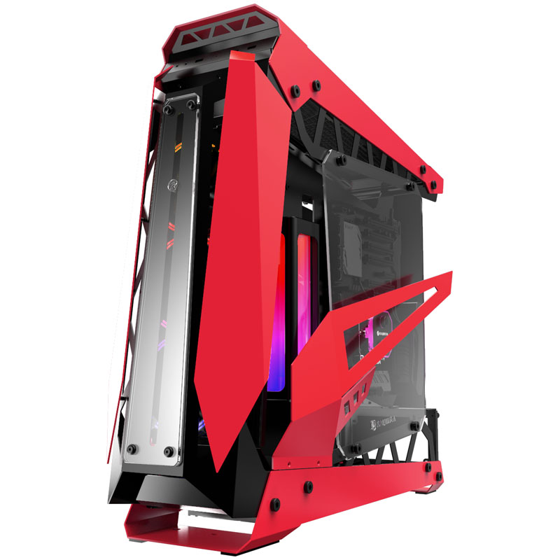 Raijintek NYX PRO Aluminium Full Tower Showcase Red PC Case