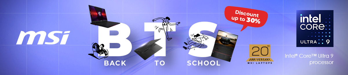 MSI Notebooks - Back to School