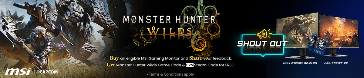 MSI - MonsterHunterWilds ShoutOut