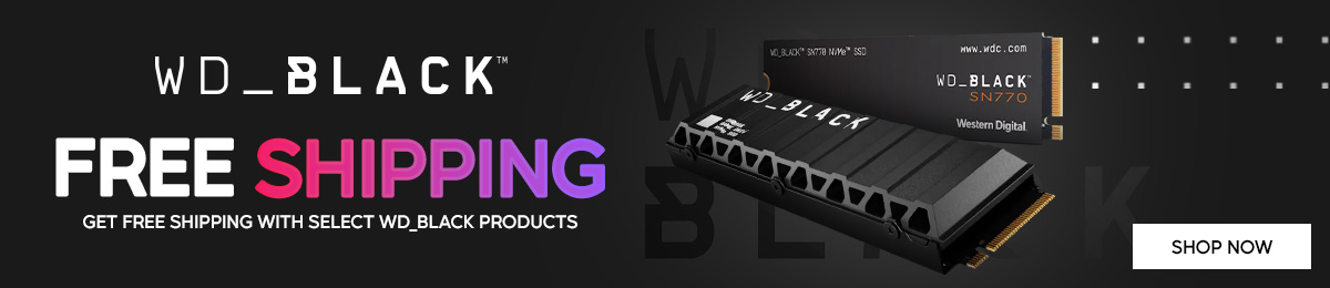 WD - BLACK FREE SHIPPING