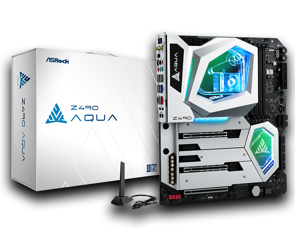 Asrock Z490 Aqua (Socket LGA 1200) DDR4 EATX Motherboard