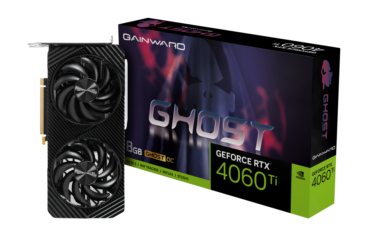 Gainward GeForce RTX 4060Ti Ghost 8GB GDDR6 PCI-Express Graphics Card