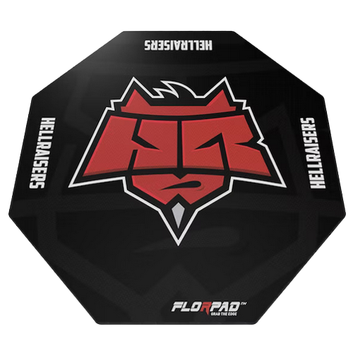 FlorPad Hellraisers Gamer-/eSports Protective Floor Mat - Soft, Team.