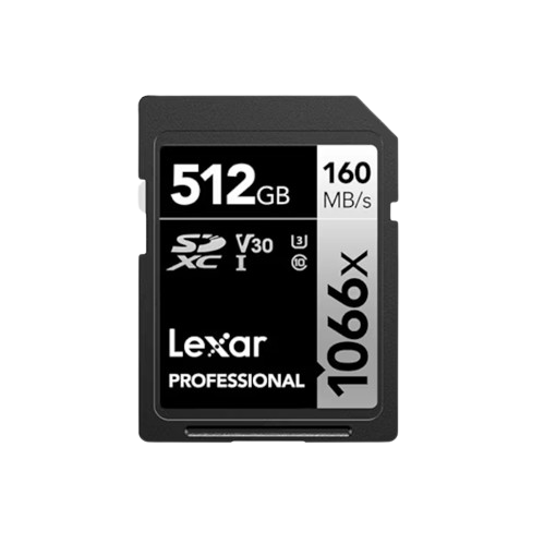 Lexar Professional 1066x 512GB SDXC UHS-I Class 10 Flash Memory Card