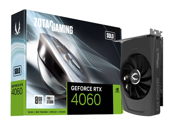 Zotac GeForce RTX 4060 SOLO 8GB GDDR6 PCI-Express Graphics Card