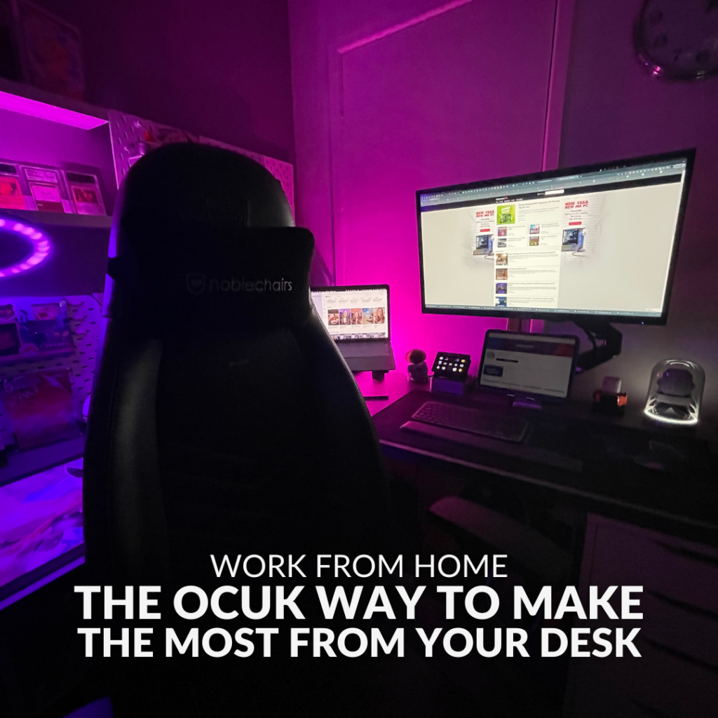 Work From Home: The OcUK Way to Make the Most of Your Desk (Part 3) blog image