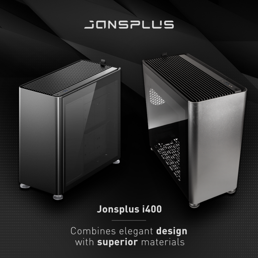 Jonsplus i400 the Wind Tunnel in a Stylish PC case blog image