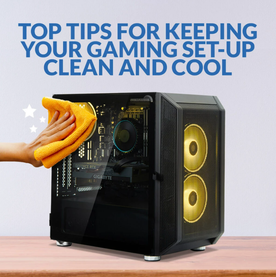 Top Tips for Keeping Your Gaming Setup Clean and Cool blog image