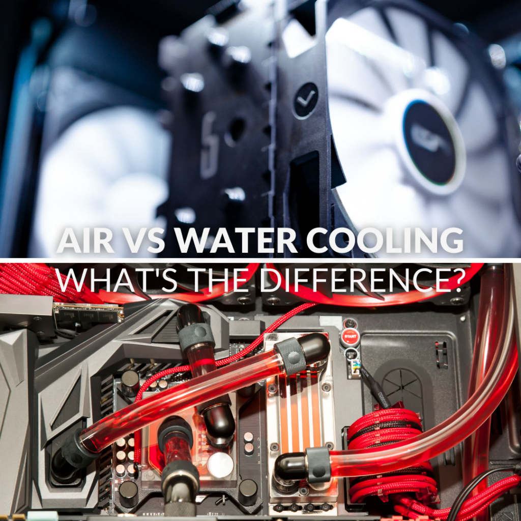  Air vs Water Cooling – What’s the Difference? blog graphic.