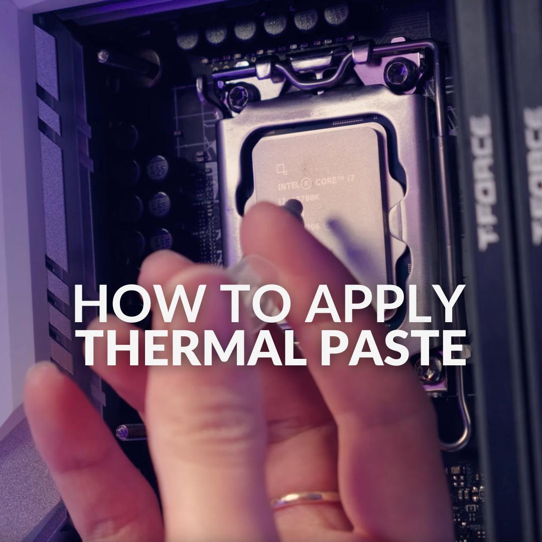 How To Apply Thermal Paste blog graphic
