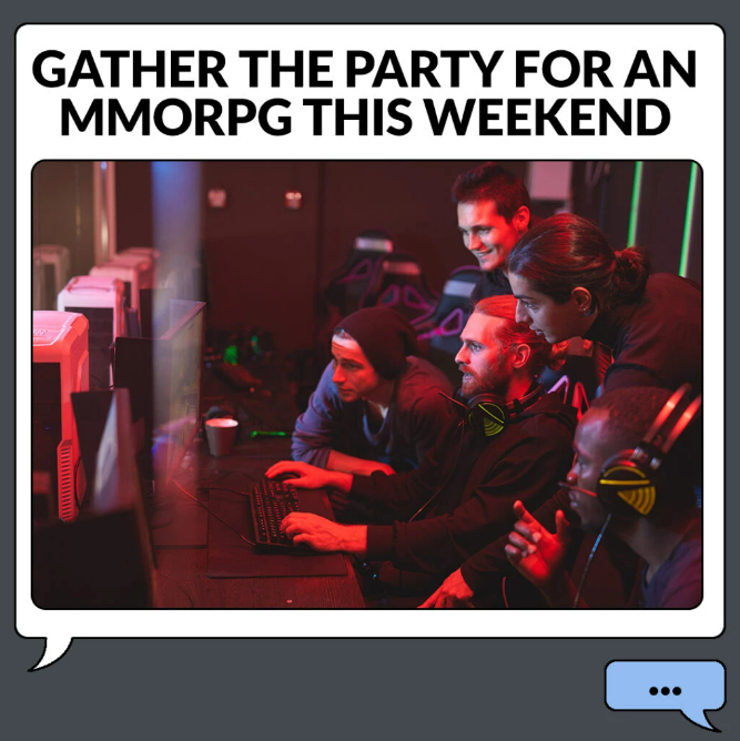 Gather the Party for an MMORPG this Weekend blog image
