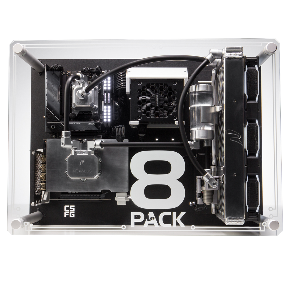8Pack Frame R8i Mini-ITX Overclocked Wall-Mounted Open Air Gaming PC