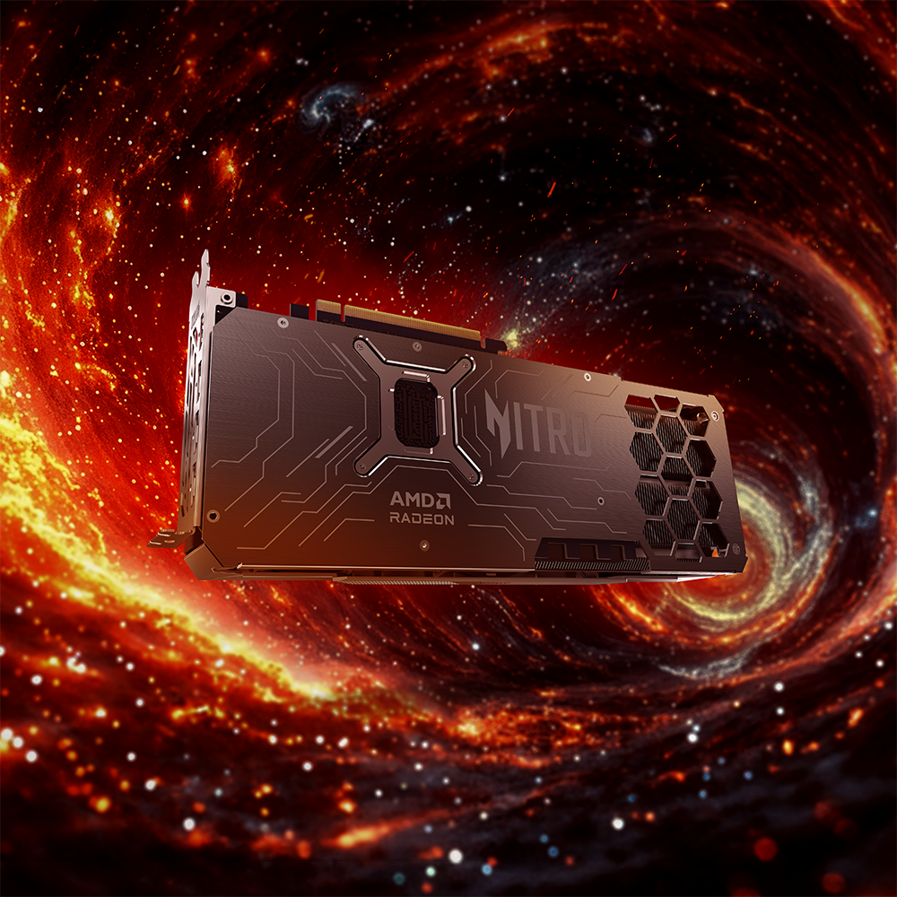 Acer Nitro Radeon RX 9070 XT OC 16GB GDDR6 PCI-Express Graphics Card – durable design