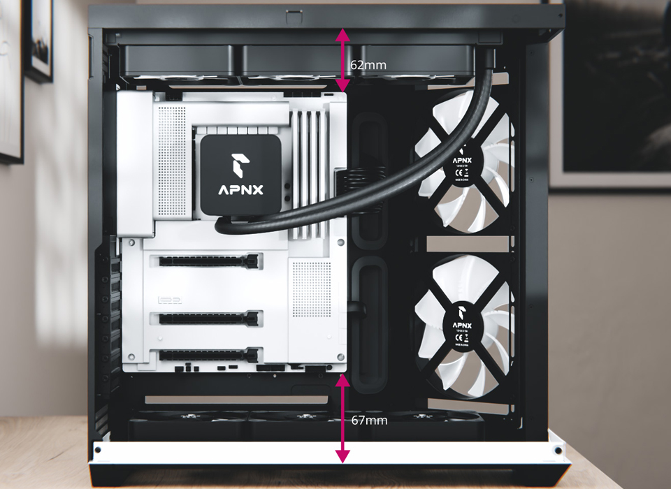 APNX V1 motherboard positioning