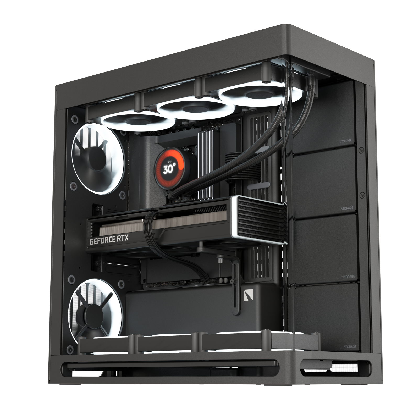 HAVN HS 420 Base Edition PC Case Black