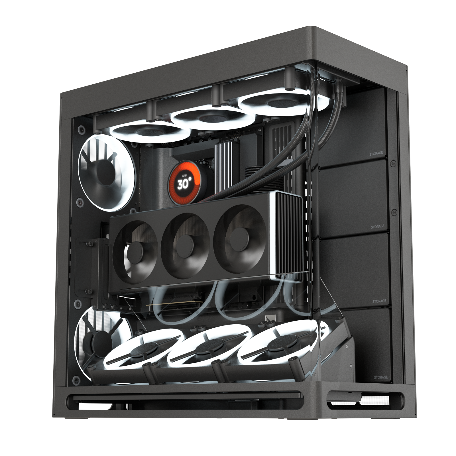 HAVN HS 420 VGPU Edition PC Case Black