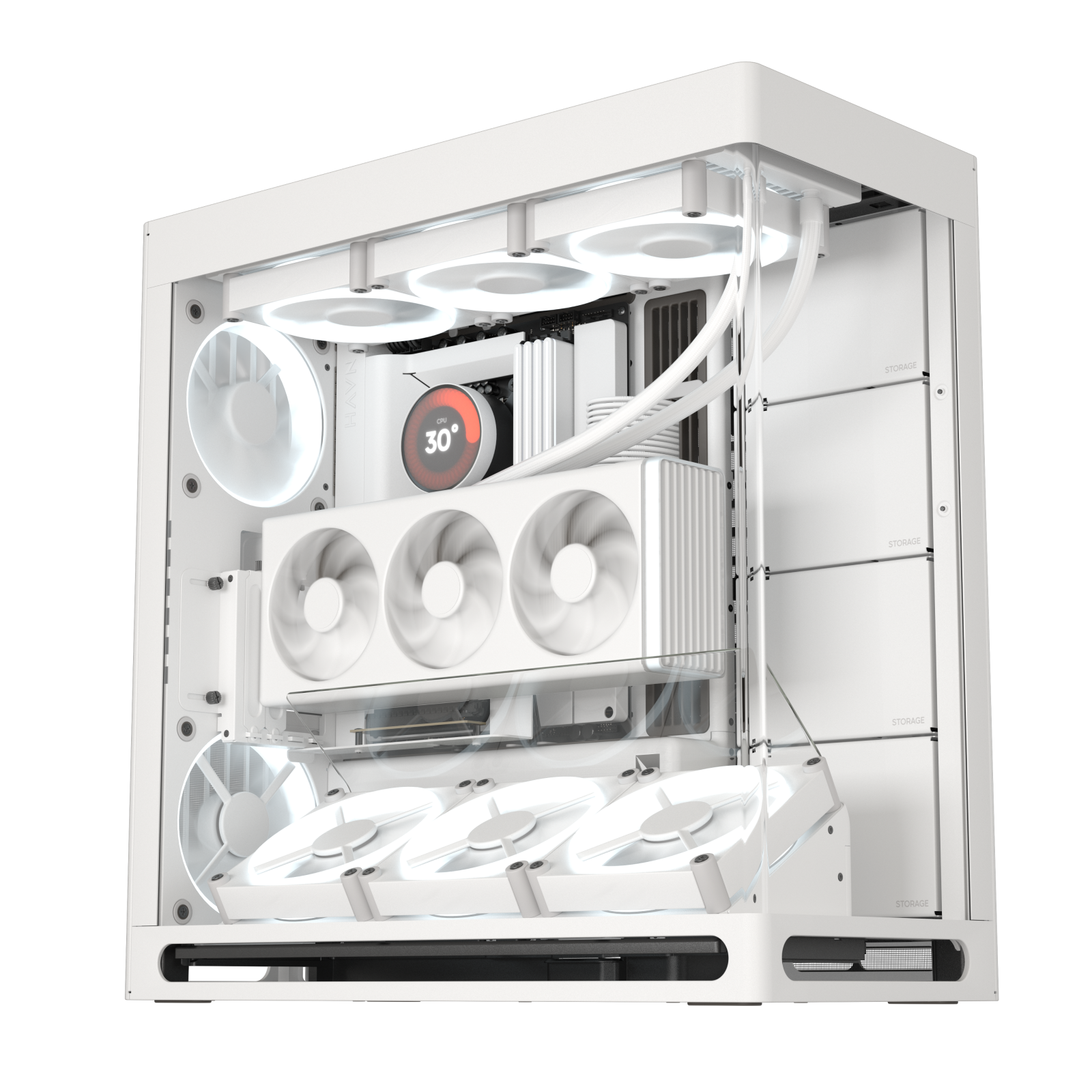 HAVN HS 420 VGPU Edition PC Case White