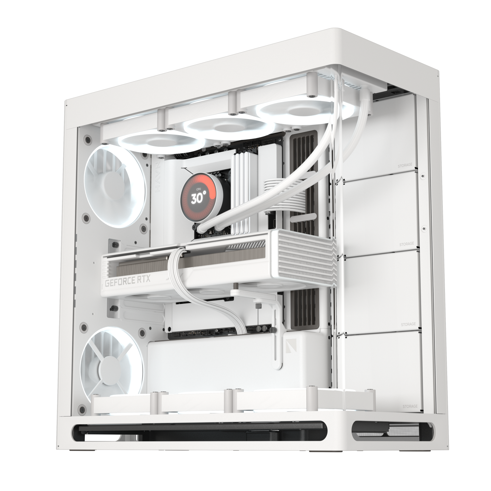 HAVN HS 420 Base Edition PC Case White