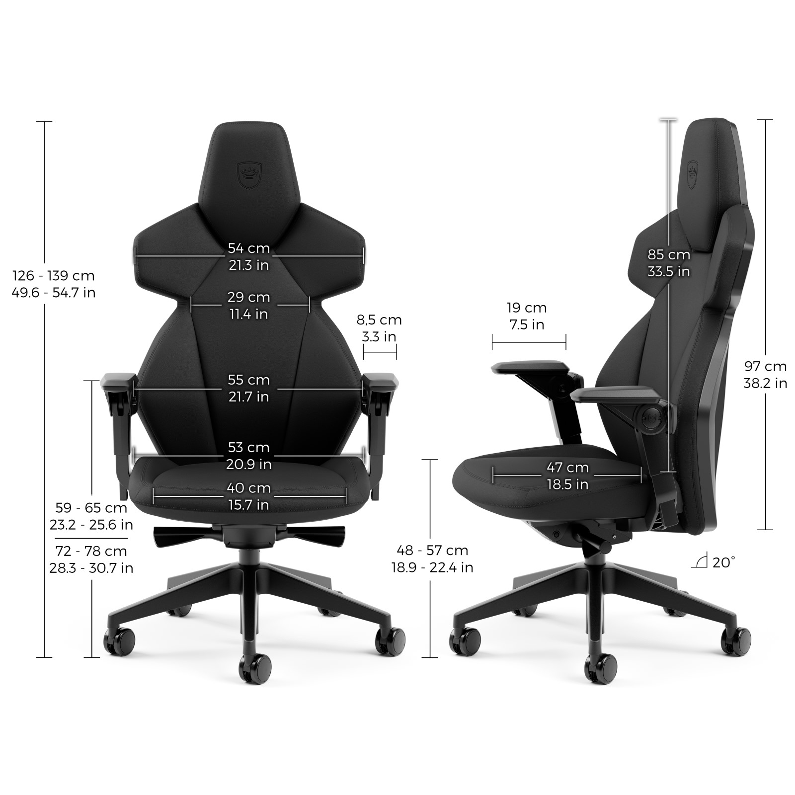 noblechairs DAWN Gaming Chair Black Edition