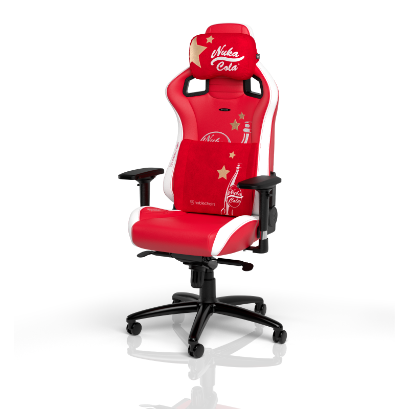 noblechairs EPIC Gaming Chair Fallout Nuka-Cola Edition with matching pillow set