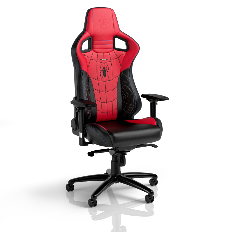 Deco Gear Ergonomic Red Gaming Chair, Head, Lumbar Support, with Mechanical Keyboard