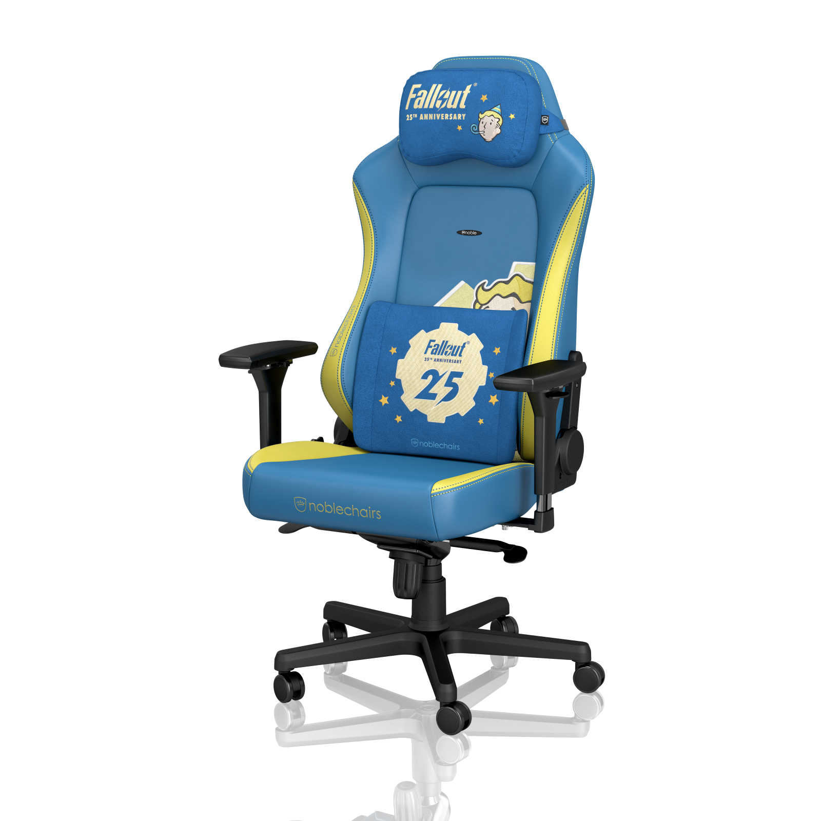 noblechairs HERO Fallout Vault-Tec Edition and Pillow Set Fallout 25th Anniversary Edition