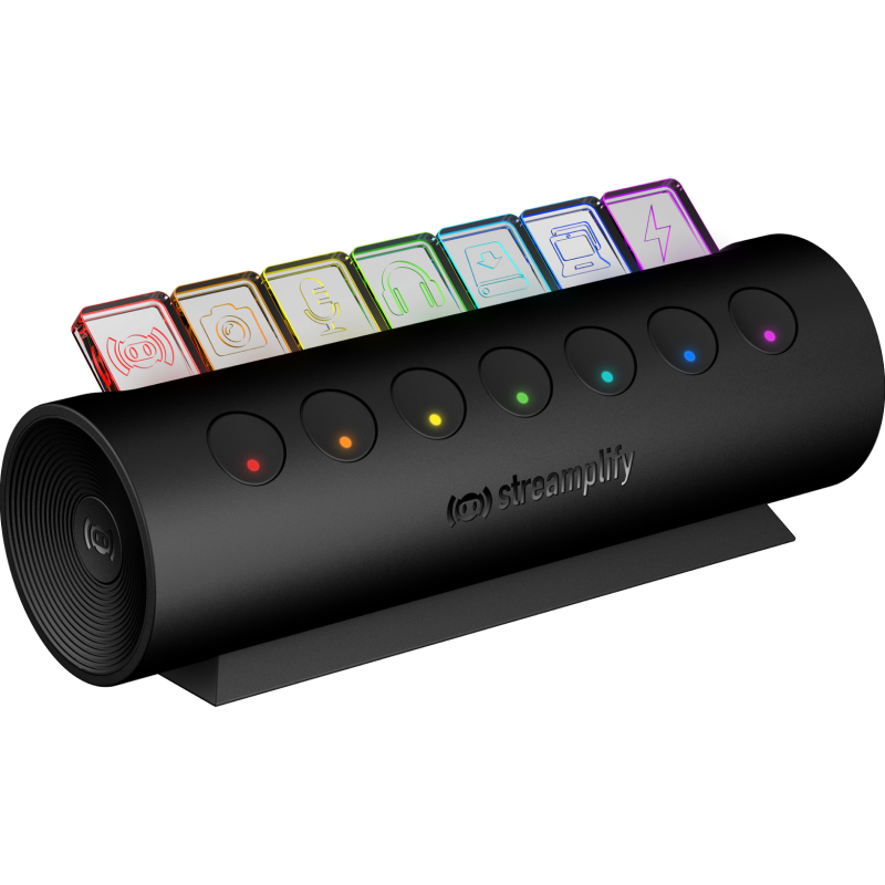 Streamplify HUB CTRL 7 with RGB lighting