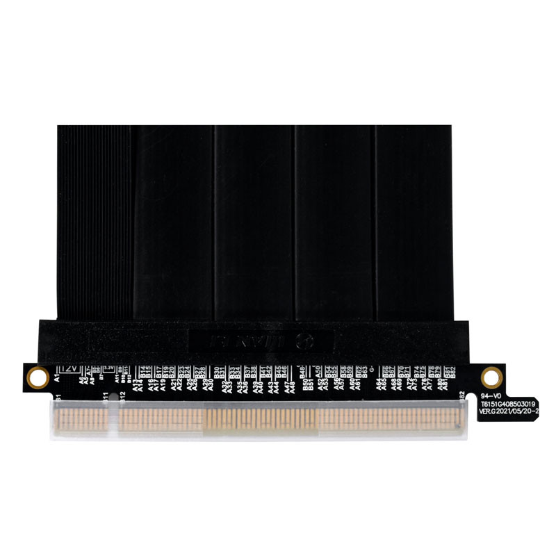 Lian Li - Lian Li PW-PCI-4-60X PCIE4.0 Riser Cable, Black - 60cm