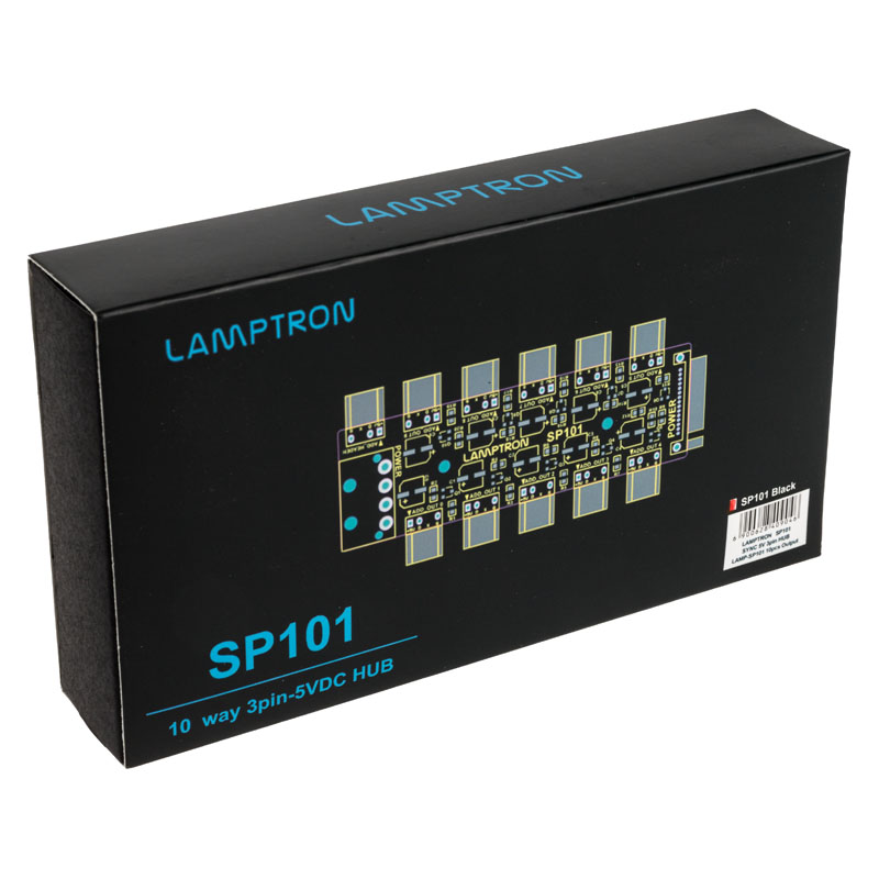 Lamptron - Lamptron SP101 10x Addressable RGB Hub for Aura, Fusion and Mystic