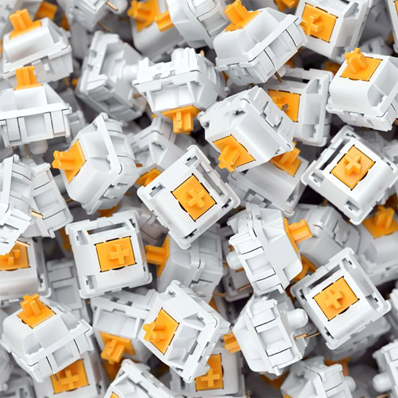 Glorious - Glorious Panda Mechanical Keyboard Switches Bundle 36 Pieces x 3 (108 Pieces + Lube)