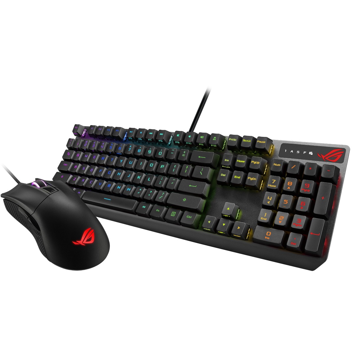 ASUS ROG STRIX Scope RX PBT & ROG Gladius II Core Keyboard and Mouse Discounted Bundle