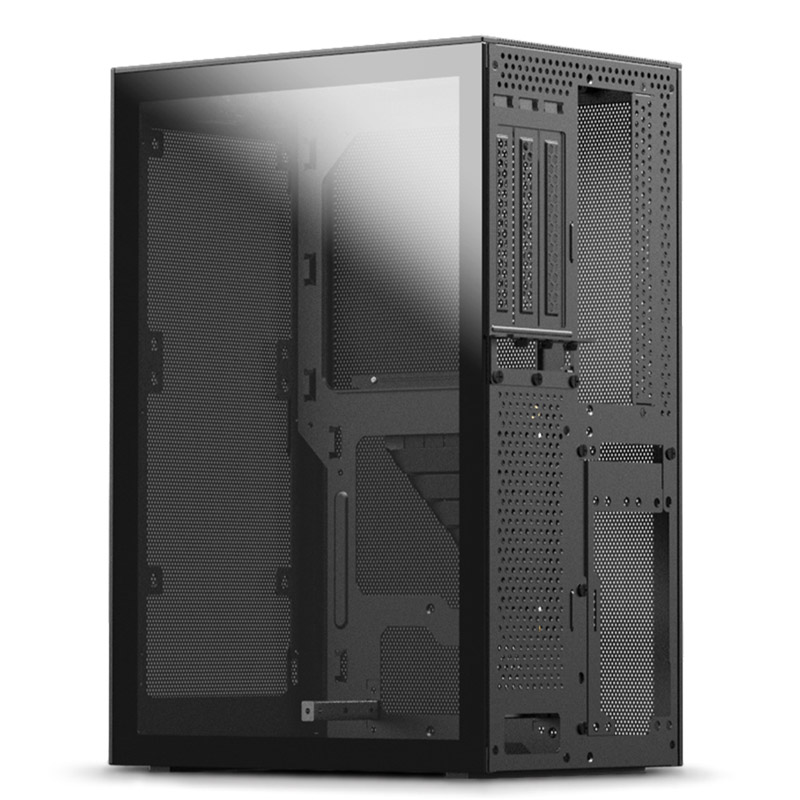 SSUPD - Ssupd Meshlicious Mini ITX Case - Tempered Glass - Black - PCIE 3.0