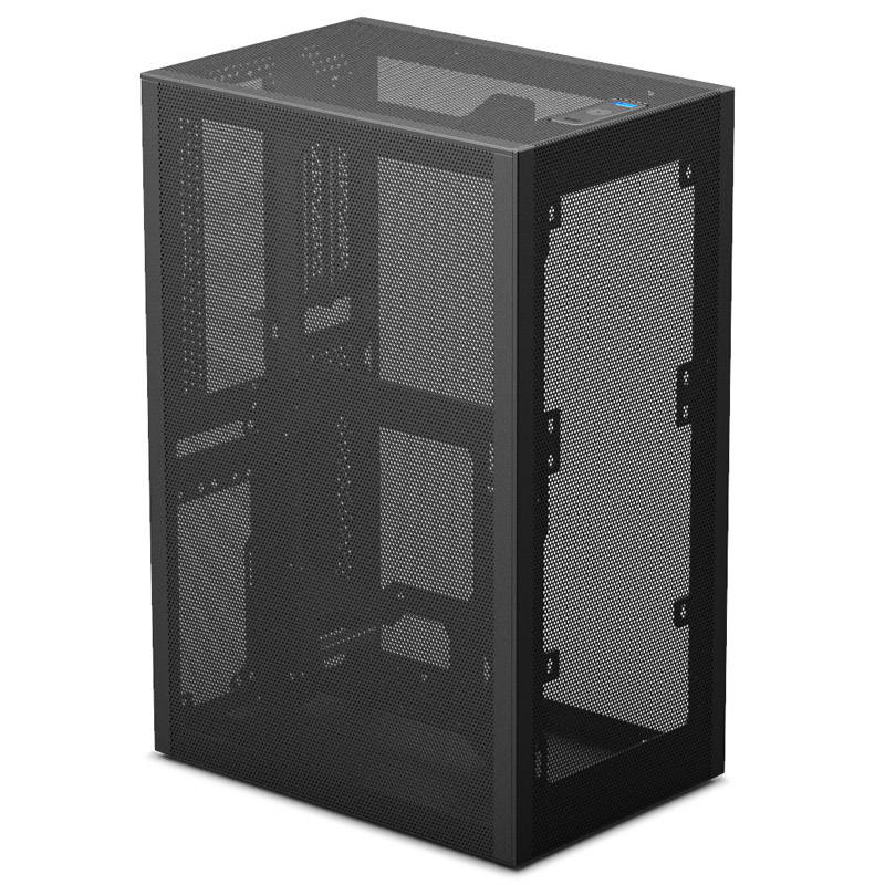 SSUPD - Ssupd Meshlicious Mini ITX Case - Full Mesh - Black - PCIE 3.0