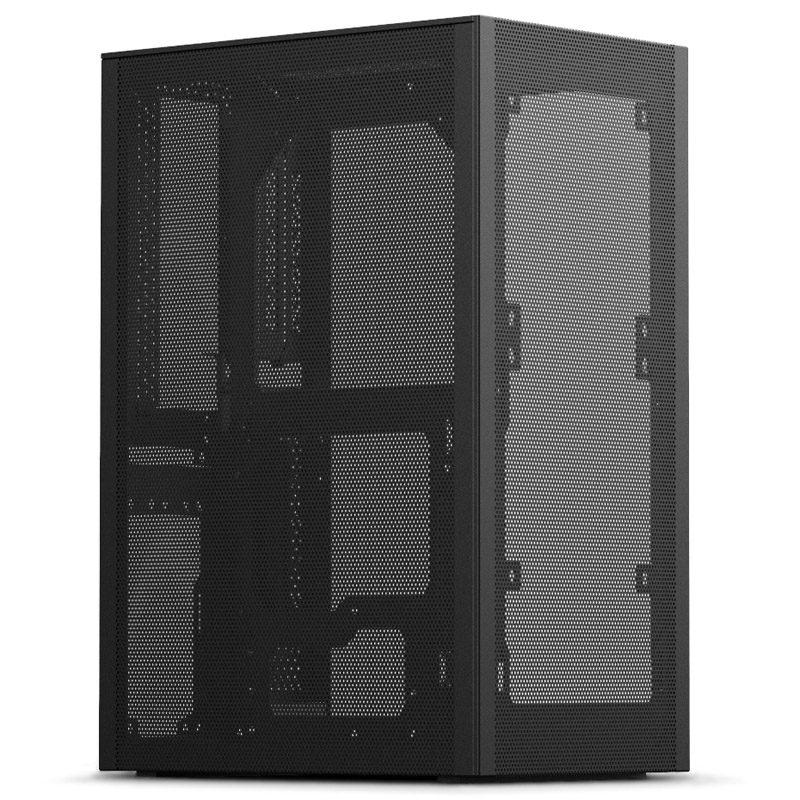SSUPD - Ssupd Meshlicious Mini ITX Case - Full Mesh - Black - PCIE 3.0
