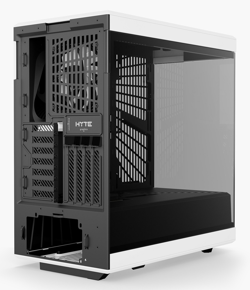 HYTE - HYTE Y40 Mid-Tower ATX Case - White