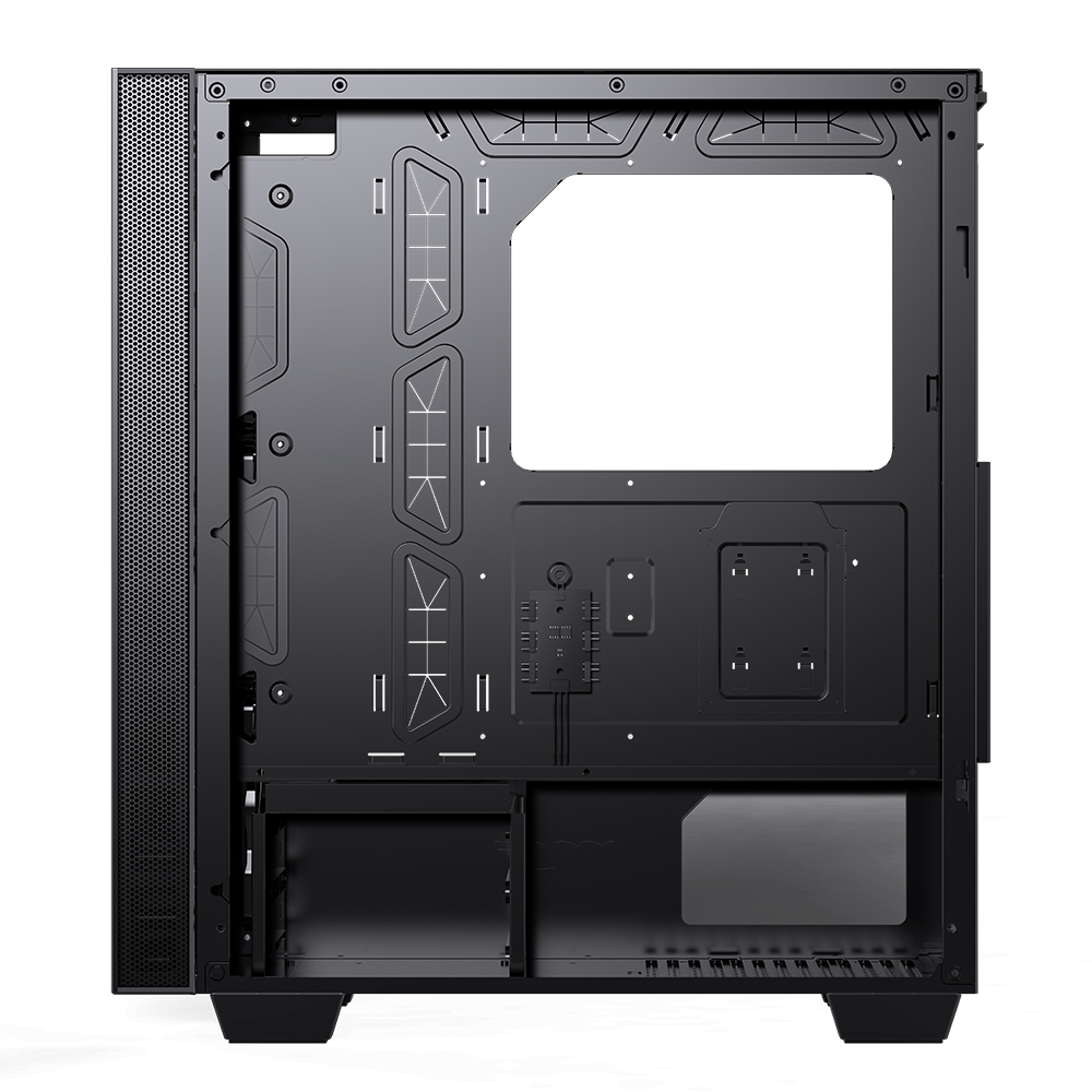 MSI - MSI MPG Sekira 100P Mid-Tower Gaming Case - Black Tempered Glass