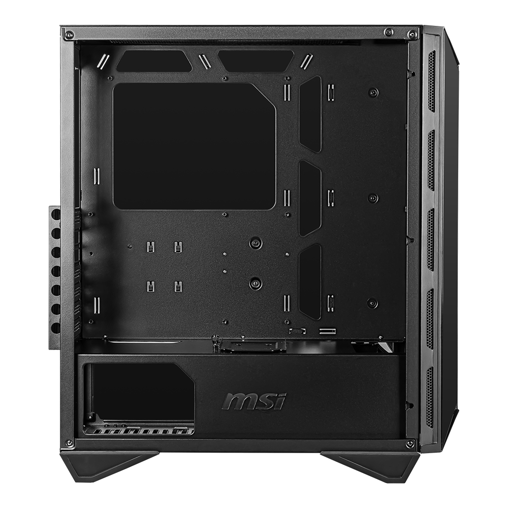 MSI - MSI MAG Vampiric 100R Mid-Tower Gaming Case - Black Tempered Glass