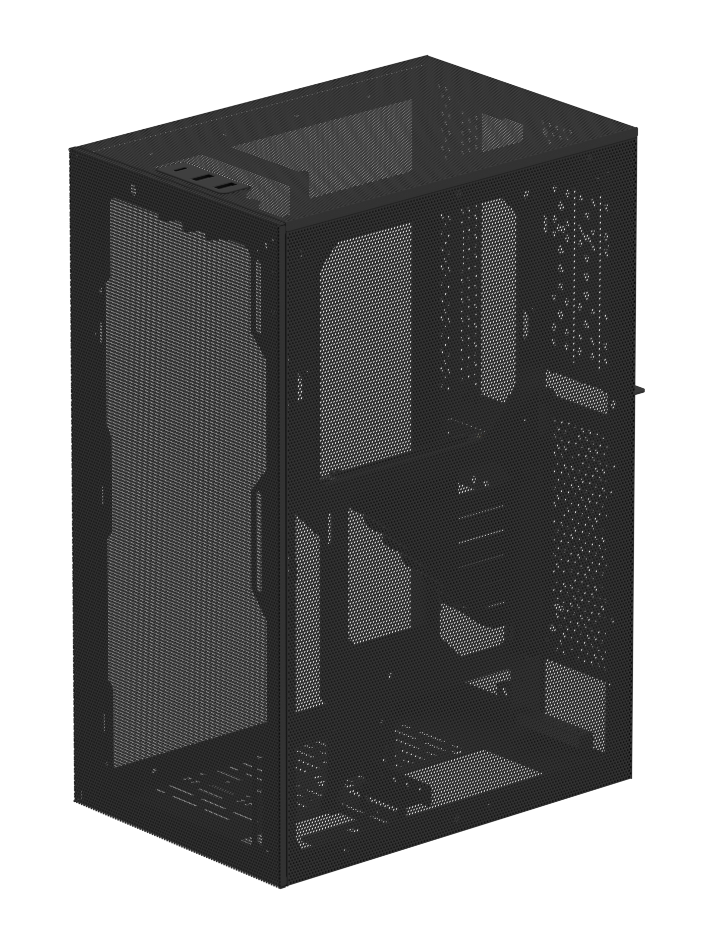SSUPD - SSUPD Meshroom S Mini-ITX Airflow Case - Charcoal Black