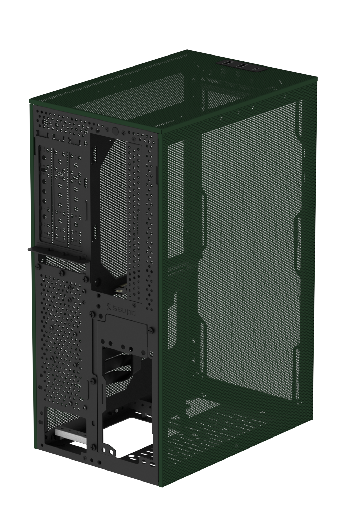 SSUPD - SSUPD Meshroom S Mini-ITX Airflow Case - Sage Green