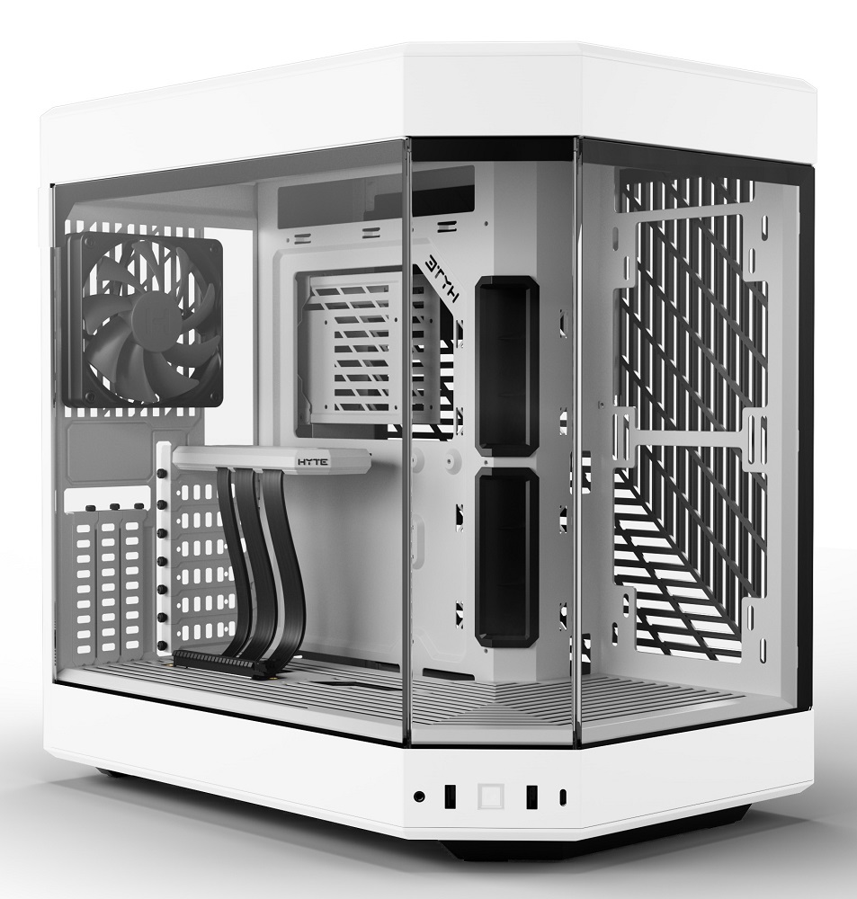HYTE Y60 Dual Chamber Mid-Tower ATX Case - Snow White