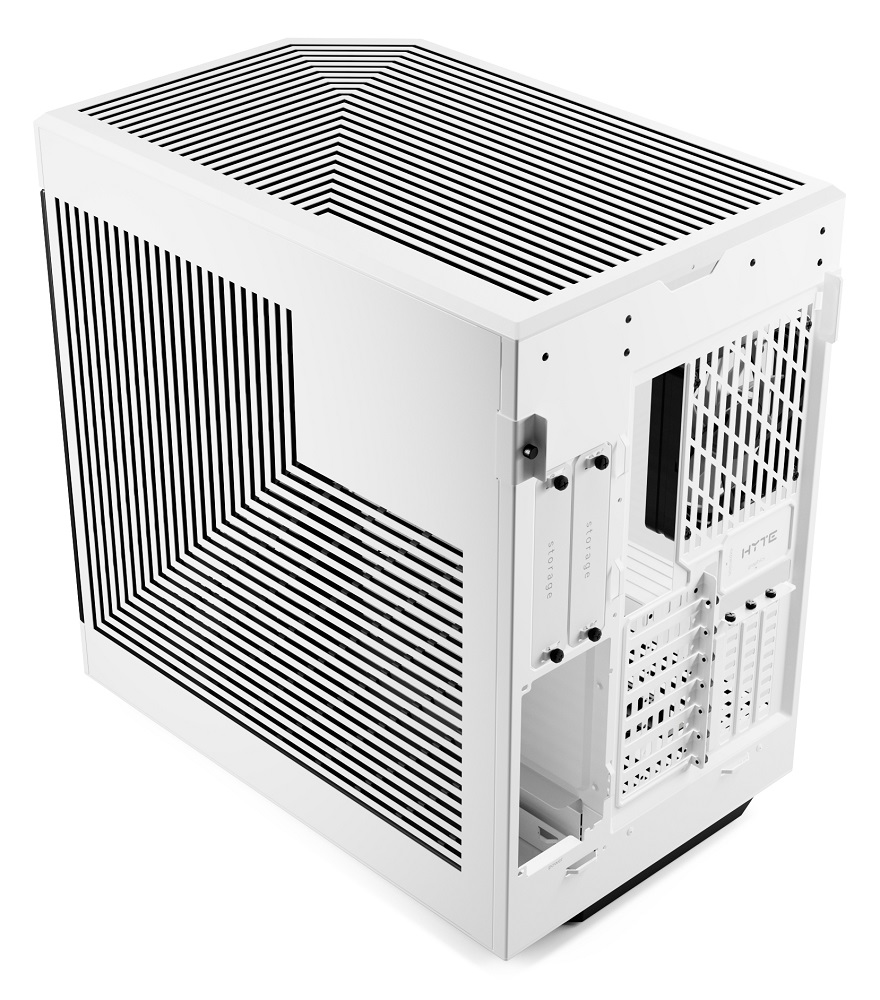 HYTE - HYTE Y60 Dual Chamber Mid-Tower ATX Case - Snow White