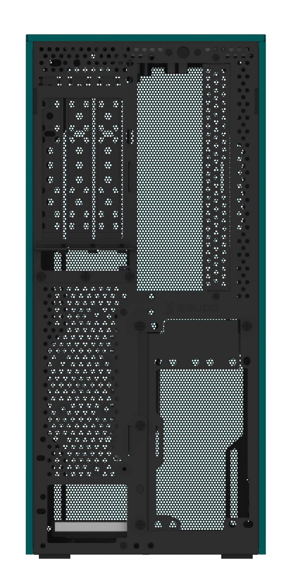 SSUPD Meshroom S Mini-ITX Airflow Case - Peacock Blue | OcUK SSUPD Meshroom S Mini-ITX Airflow Case - Peacock Blue | OcUK