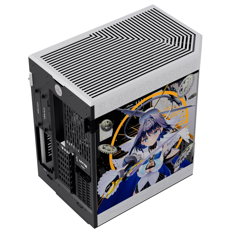 Hyte Y60 Midi Tower Tempered Glass -Ouro Kronii Edition Inc
