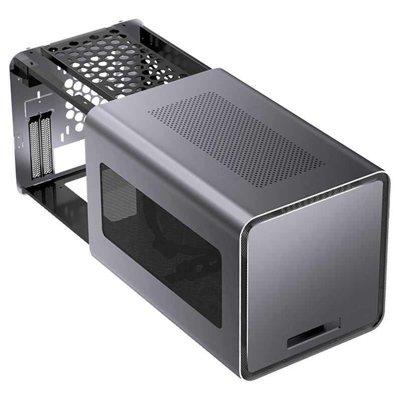Jonsbo - Jonsbo V8 Mini-ITX Case - Grey