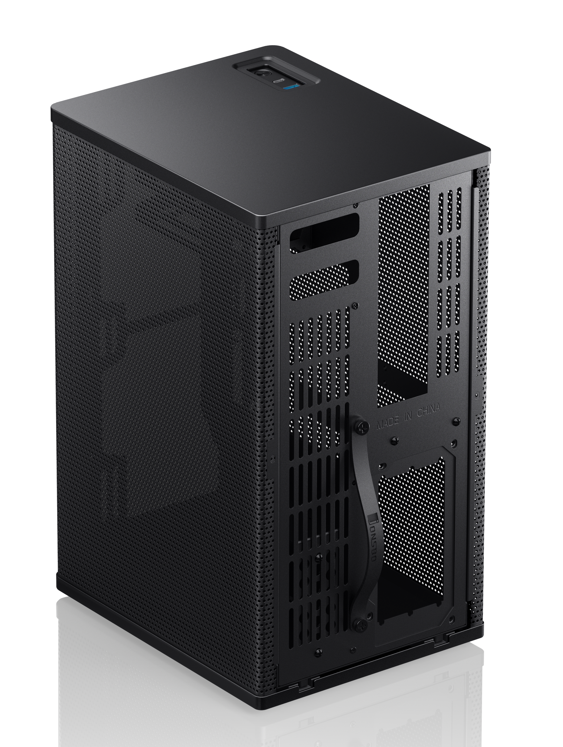 Jonsbo VR3 Mini-ITX PC Case – Black with PCIe 4.0 Riser Cable