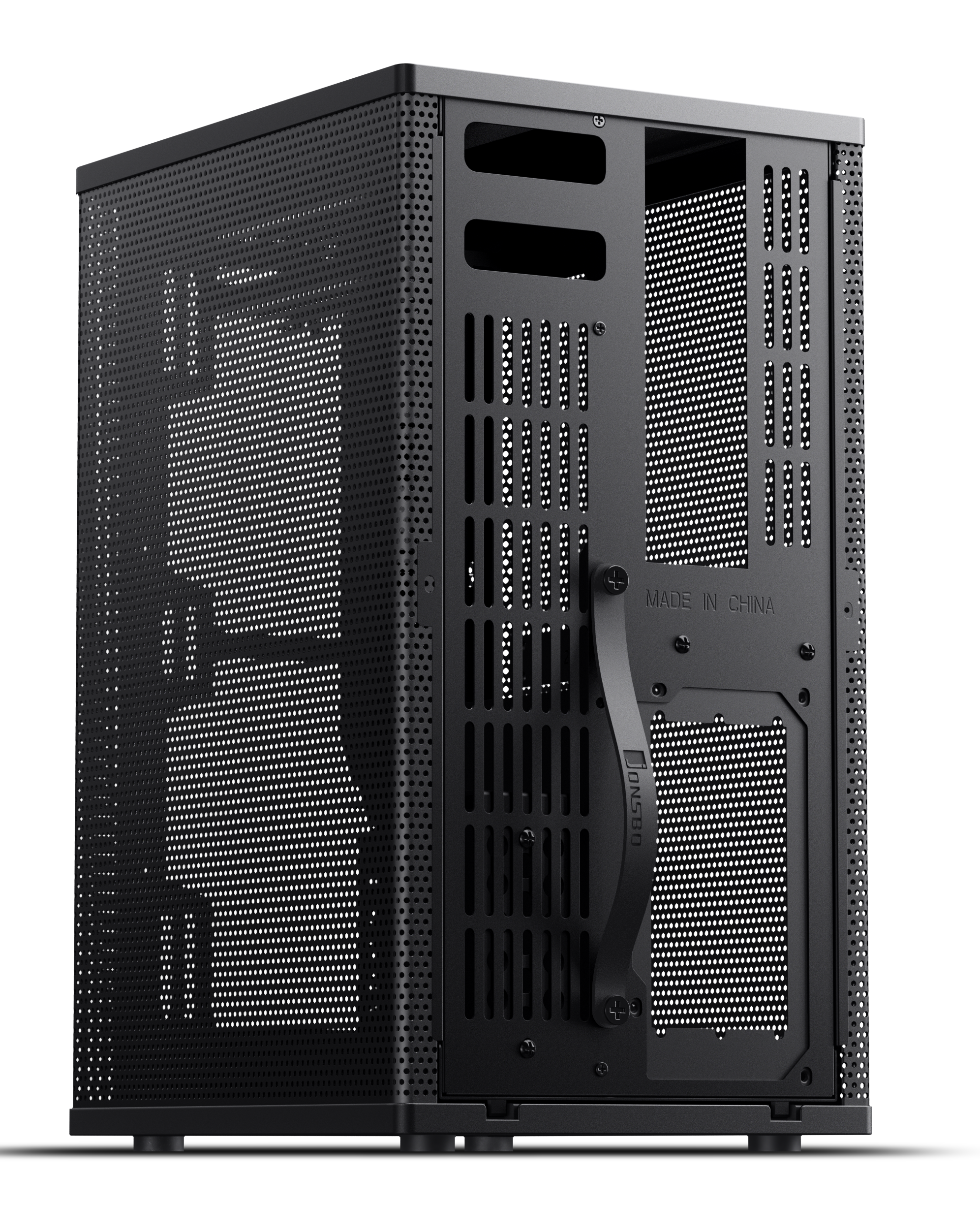Jonsbo - Jonsbo VR3 Mini-ITX PC Case – Black with PCIe 4.0 Riser Cable