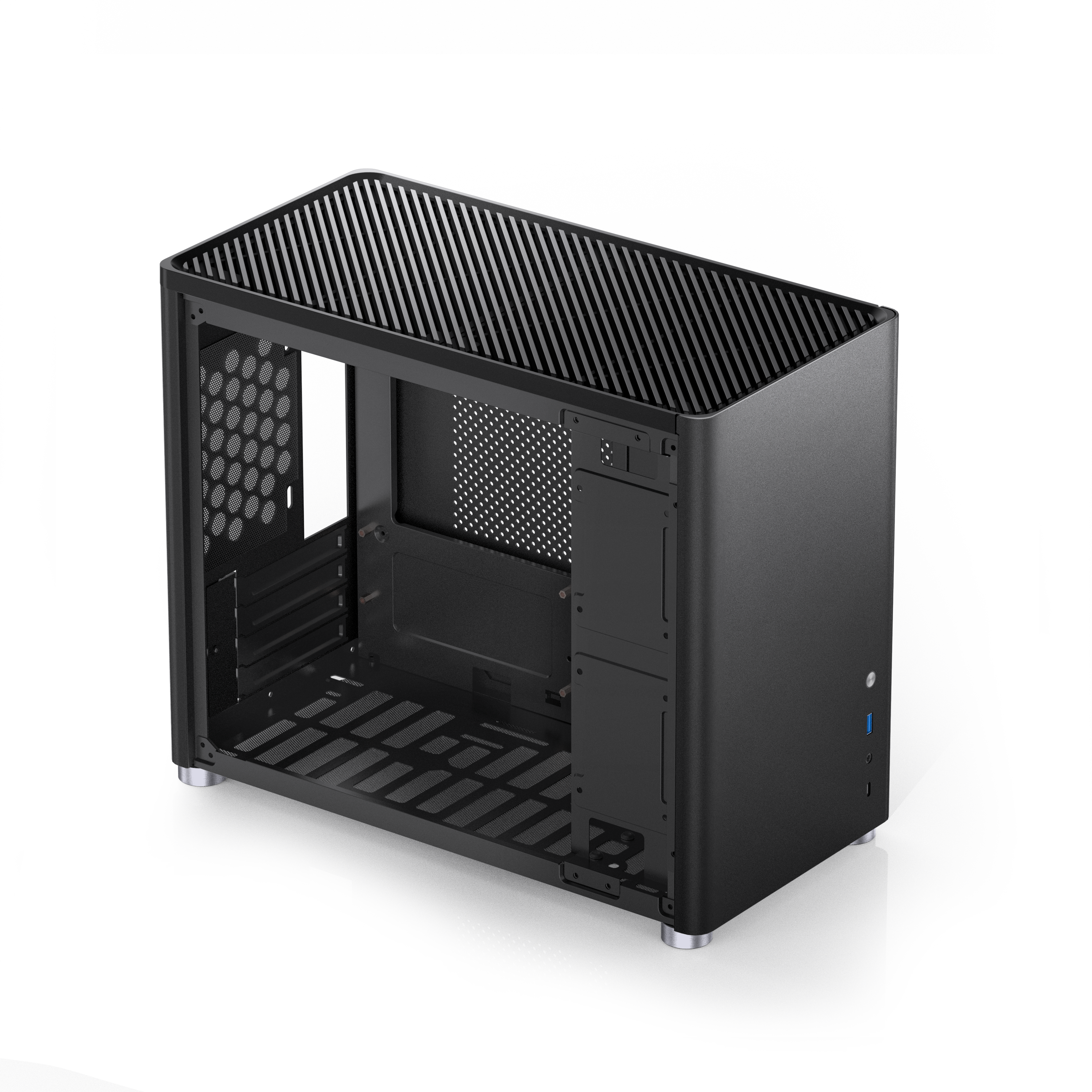 Jonsbo D30 Micro-ATX PC Case - Black
