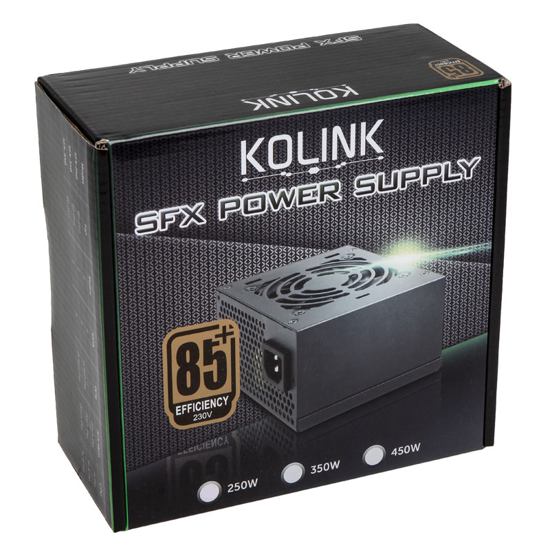 Kolink - Kolink KL-SFX350 350W 80 Plus Bronze Efficient SFX Power Supply