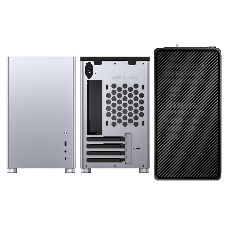 Jonsbo - Jonsbo D30 Micro-ATX PC Case – Silver
