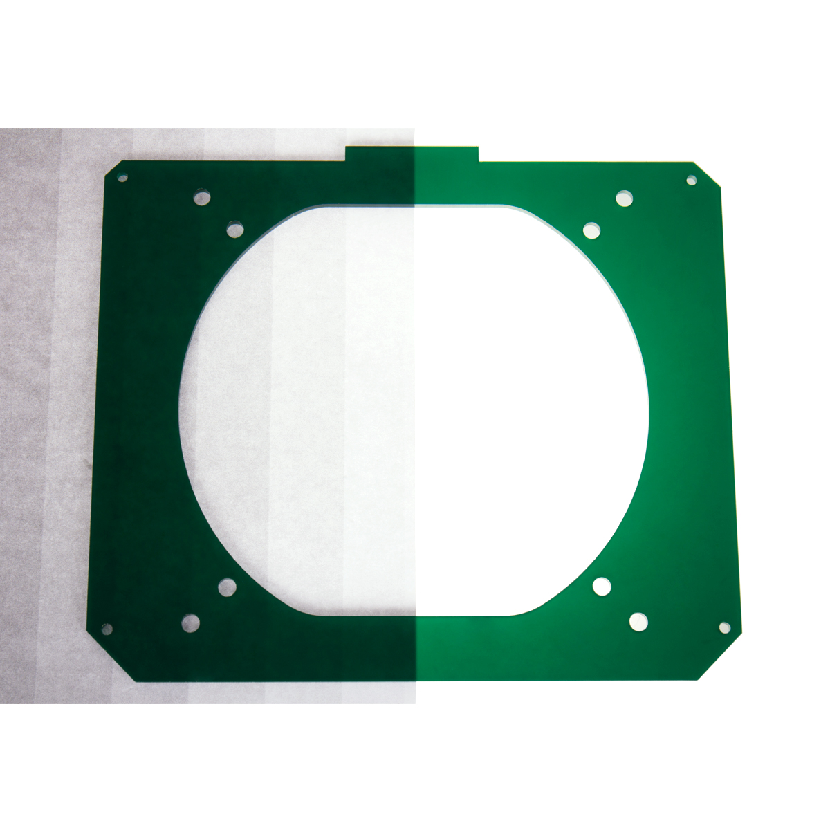 Lazer3D LZ7 Left Panel - Emerald Green Open